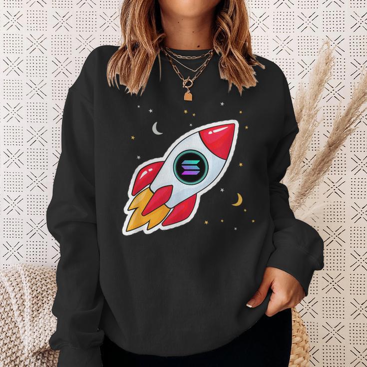 Solana Rocket To The Moon Sweatshirt Geschenke für Sie