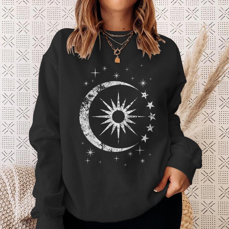 Sonne Mond Und Sterne Sweatshirt Geschenke für Sie