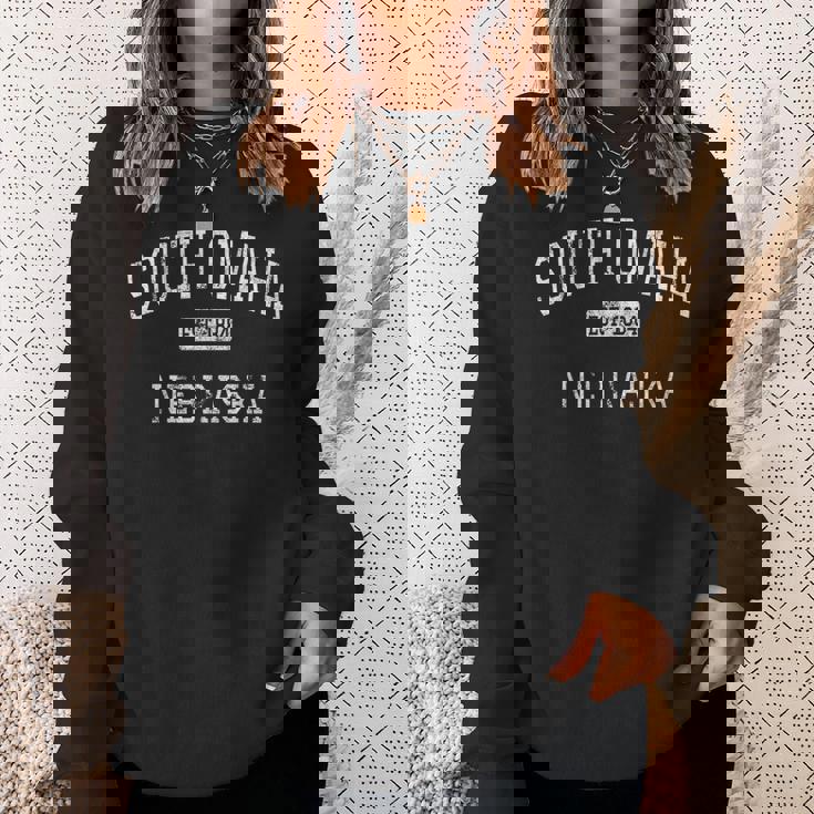 South Omaha Nebraska Ne Vintage Sweatshirt Gifts for Her
