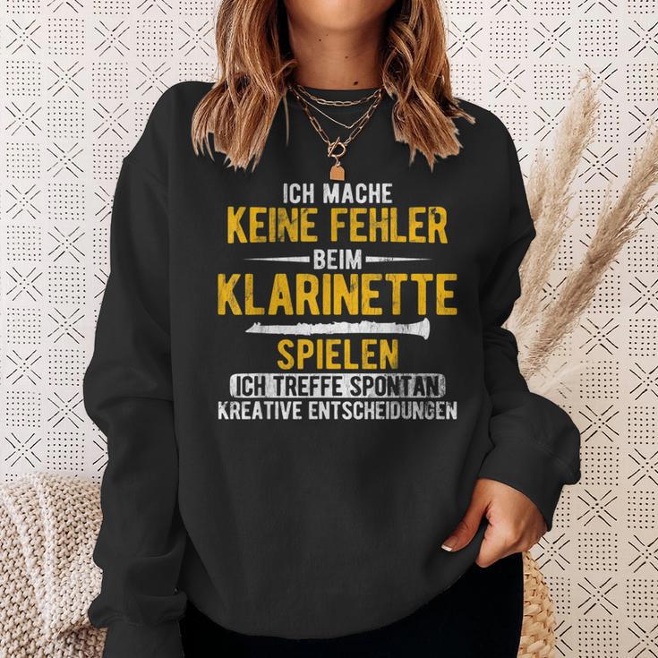 Spontan Kreative Decisions Music Clarinet Sweatshirt Geschenke für Sie