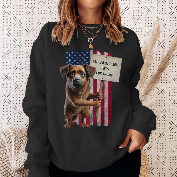 All Springfield Pets For Trump You Eat Dogs Dog Sweatshirt Geschenke für Sie