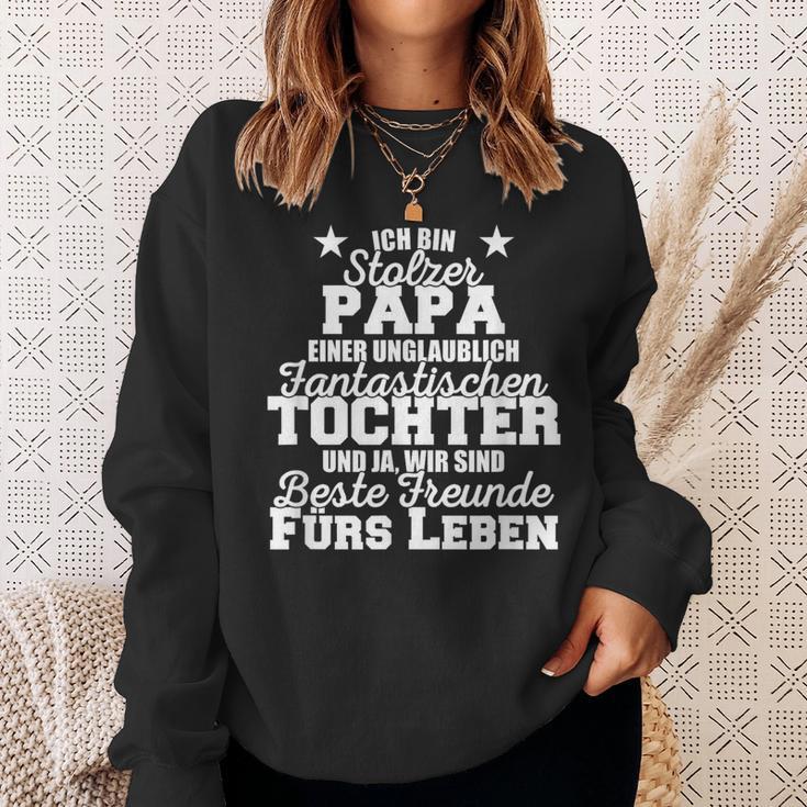 Stolzer Papa Einer Incredibly Fantastic Tochter Father Sweatshirt Geschenke für Sie