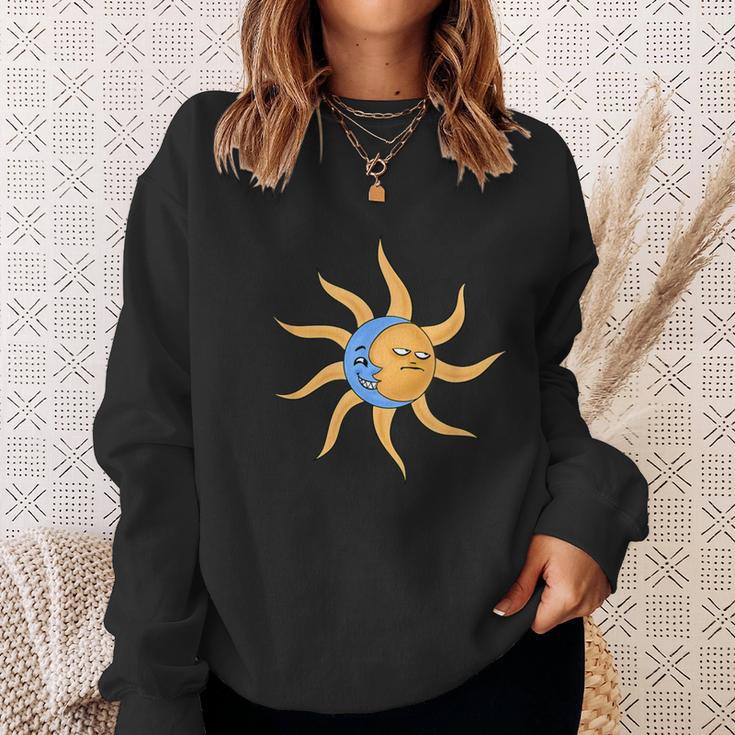 Sun And Moon Couple Top Fashion Sweatshirt Geschenke für Sie