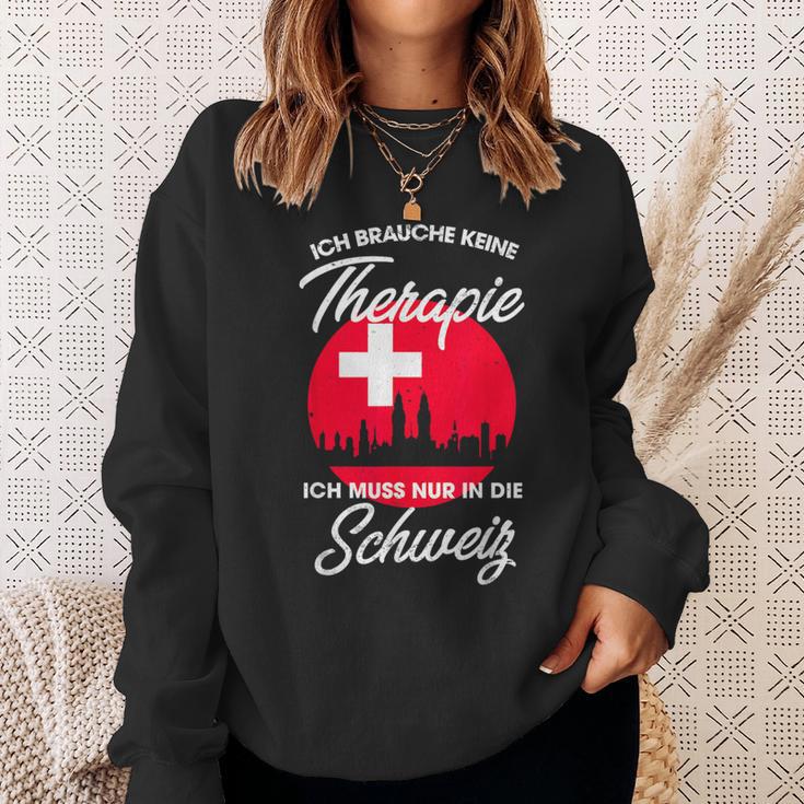 Swiss Flag Switzerland Holiday Switzerland Sweatshirt Geschenke für Sie