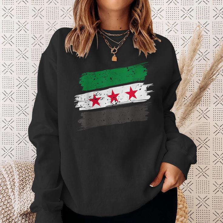 Syria Flag Syria Flag Sweatshirt Geschenke für Sie