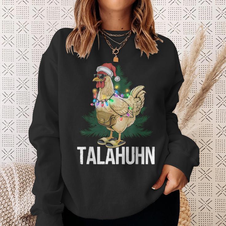 Talahuhn Christmas Hat Talahon Trendword Merry Christmas Sweatshirt Geschenke für Sie