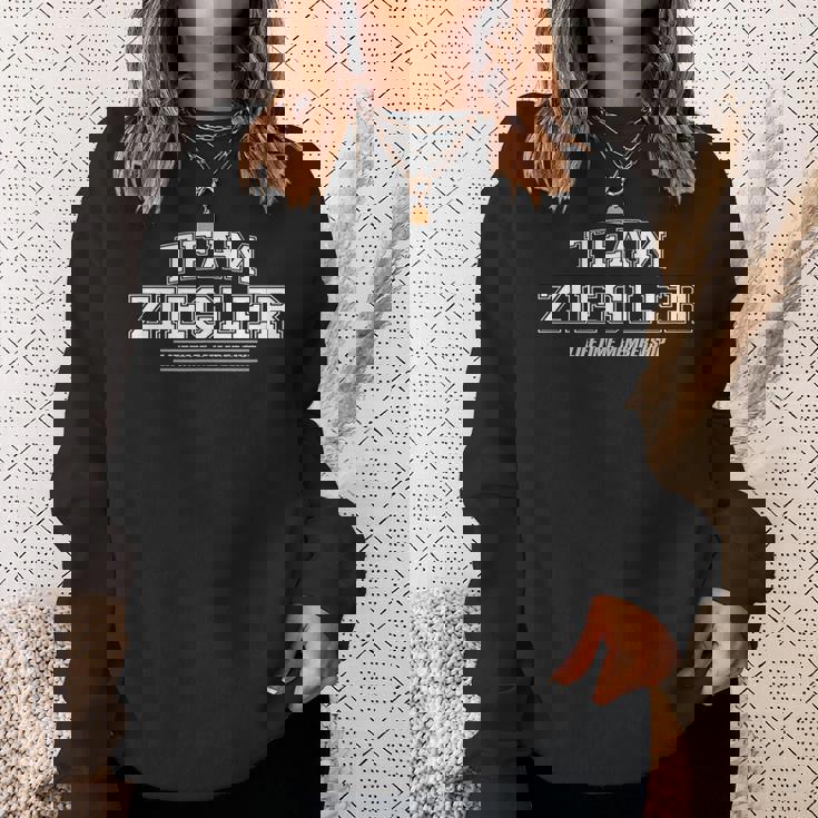 Team Ziegler Stolzer Familienname Nachname Geschenk Sweatshirt Geschenke für Sie