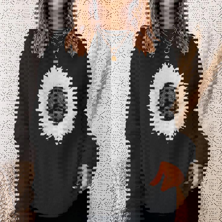 Tournesol Signe De La Paix Rétro Années 60 Années 70 Love Sh Sweater e Cadeaux pour elle
