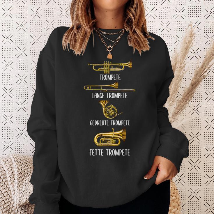 Types Of Trumpets Trumpet Surprise Instrument Sweatshirt Geschenke für Sie