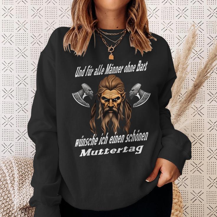 Und Für Alle Männer Ohne Bart Wünscheiking Sayings Sweatshirt Geschenke für Sie