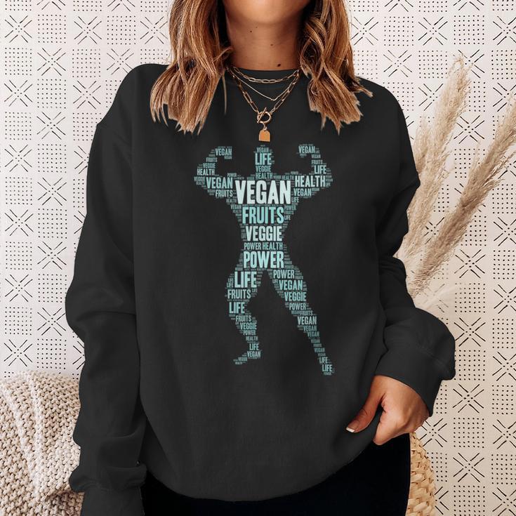 Vegan Powereganer Sweatshirt Geschenke für Sie