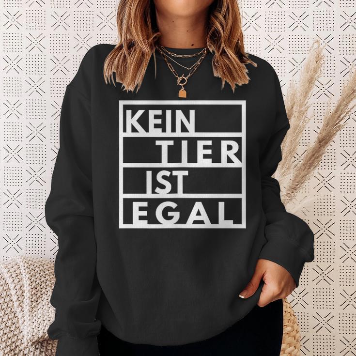 Vegetarianegan Goegan No Animal Is No Matter Animal Protection Sweatshirt Geschenke für Sie