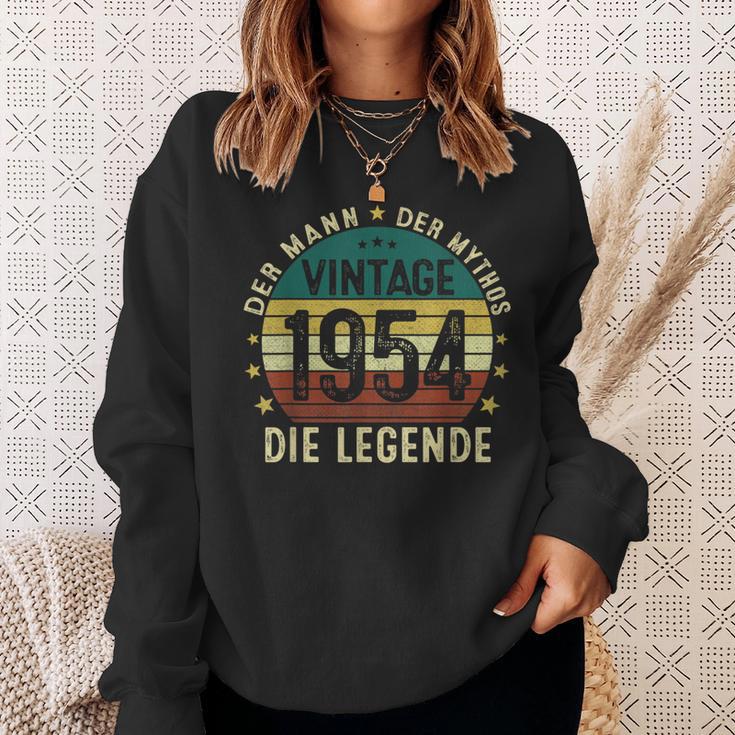 Vintage 1954 The Man Mythos The Legendary Since 1954 Sweatshirt Geschenke für Sie