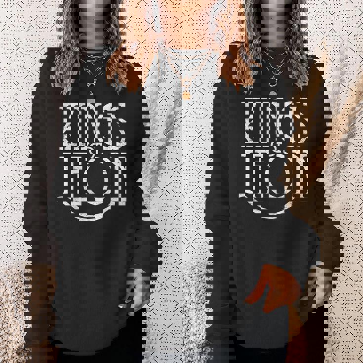 Vintage King Of Leons Musician Distressed Rock Sweatshirt Gifts for Her