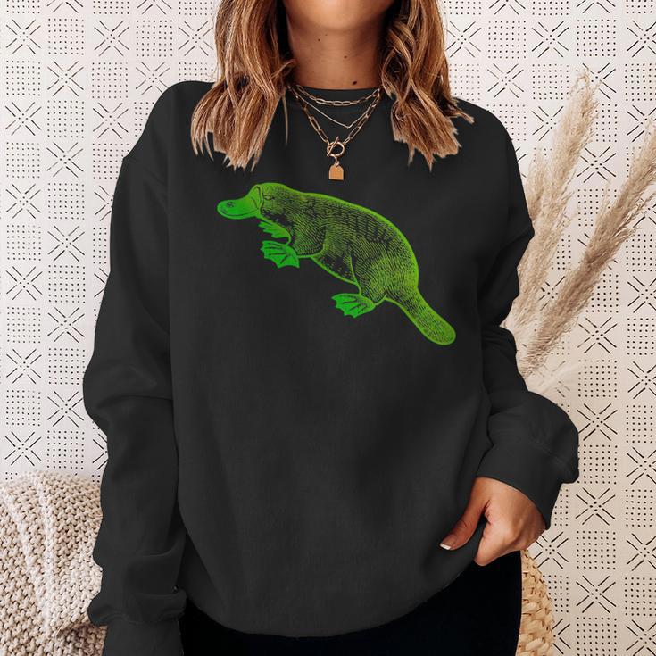 Vintage Platypus Sweatshirt Geschenke für Sie