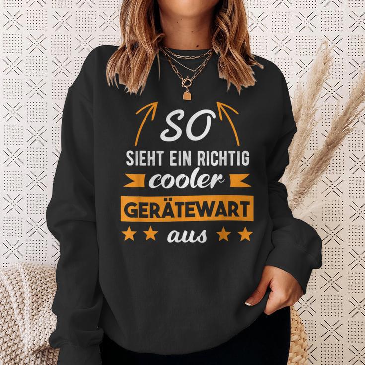 Werkzeugwart Slogan Work Colleagues Fire Brigade Sweatshirt Geschenke für Sie