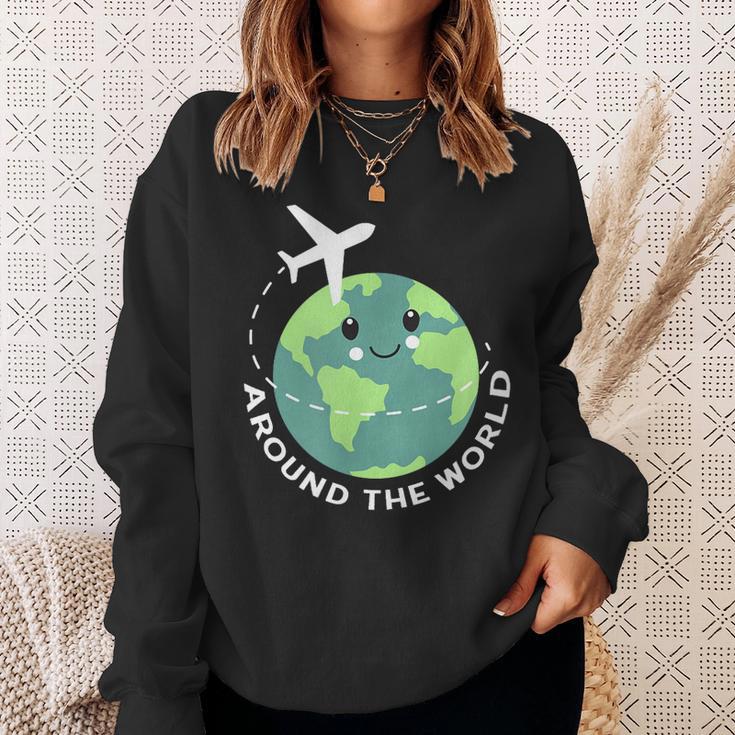 World Travel Around The World Trip Holidays Sweatshirt Geschenke für Sie