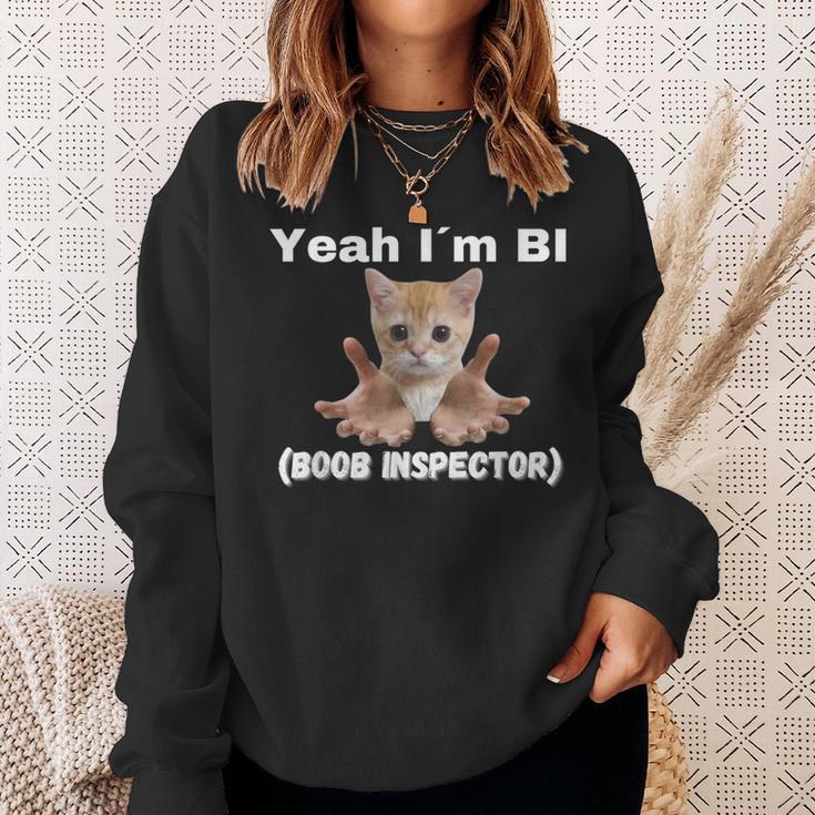 Yeah I'm Bi Boob Inspector Sweatshirt Geschenke für Sie