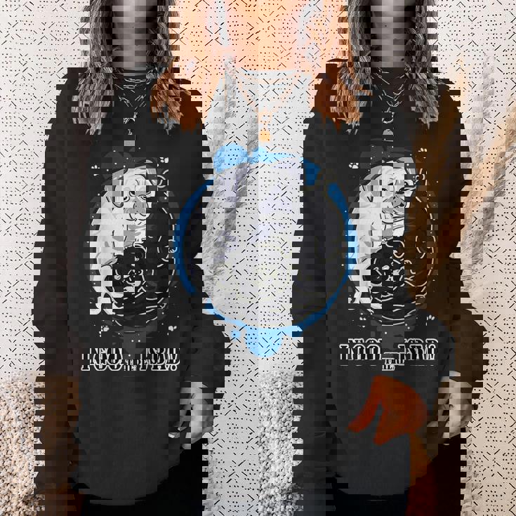 Ying Yang En Bon Il Y A Un Mauvais Carlin Sweater e Cadeaux pour elle