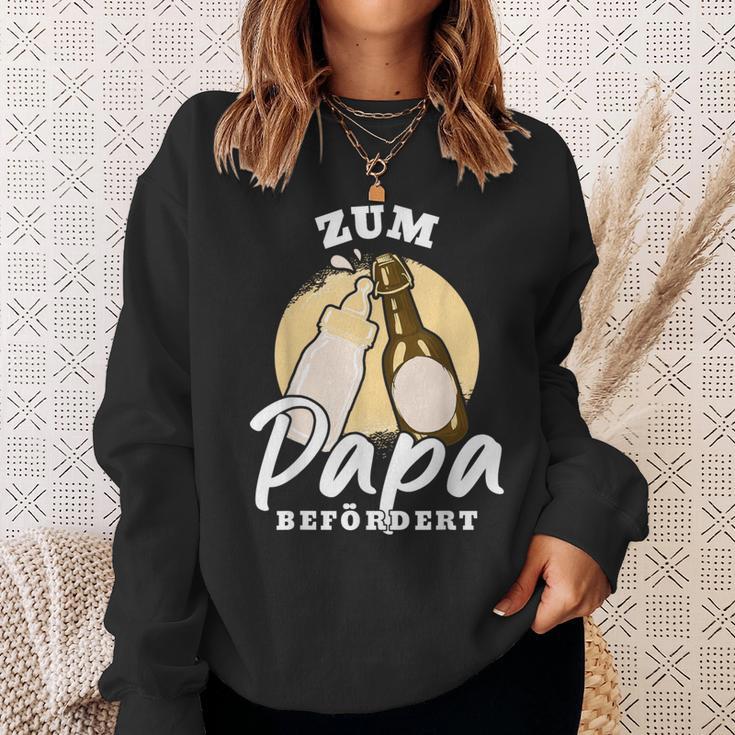 Zum Papa Beförders 2024 Bald Papa 2024 Sweatshirt Geschenke für Sie