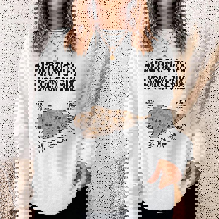 Anatomy Of A Hognose Snake Owner Hognose Snake Lover Sweatshirt Gifts for Her