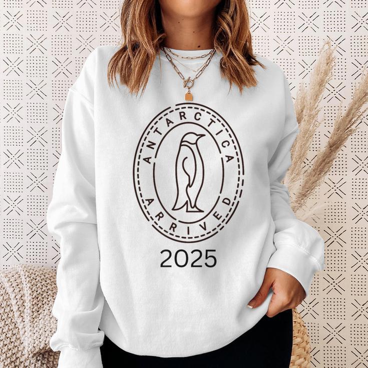 Angekommen In Der Antarctic 2025 Gray Sweatshirt Geschenke für Sie