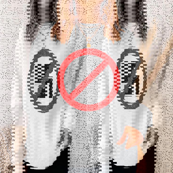 Anti-Nazi Anti-Facist Anti-Dictators Anti-Evil Sweatshirt Gifts for Her