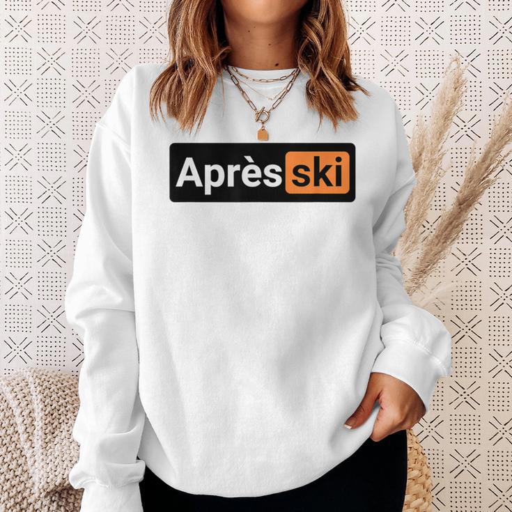 Après Ski Apres Ski-Haserl Ski Holiday Skiing Mountain Outfit Sweatshirt Geschenke für Sie