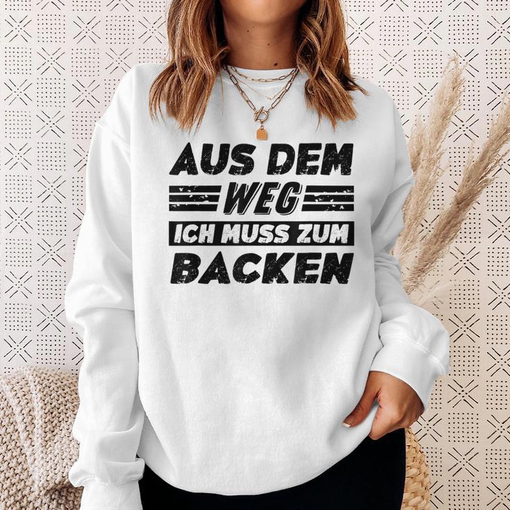 Backen Hobby Lustiger Backen Spruch Sweatshirt Geschenke für Sie