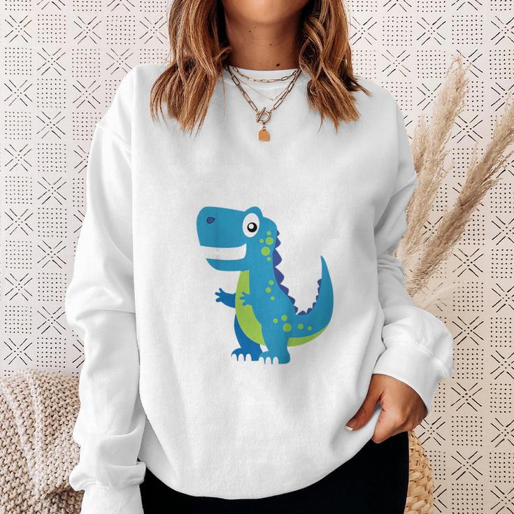 Children's 4Th Birthday Boy Dino T-Rex Dinosaur 4 Birthday Sweatshirt Geschenke für Sie