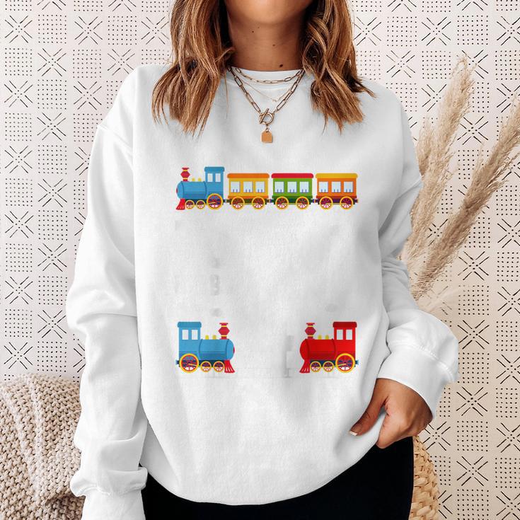 Children's 4Th Birthday Train 4 Years Boys Sweatshirt Geschenke für Sie