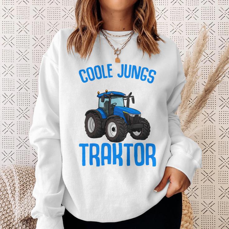 Children's Cool Boys Driving Tractor Tractor Boy Sweatshirt Geschenke für Sie