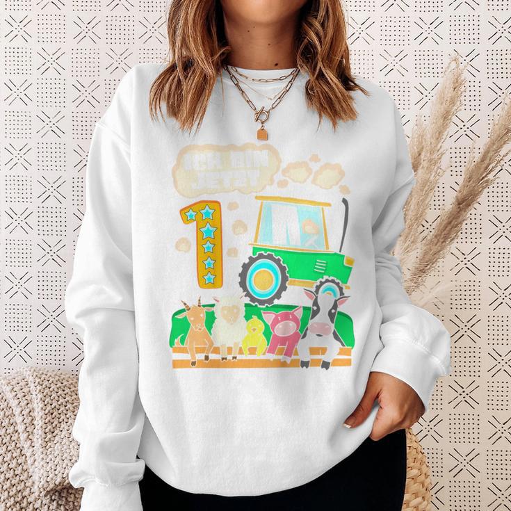 Children's First Birthday 1 Year Boy Tractor One Year Sweatshirt Geschenke für Sie