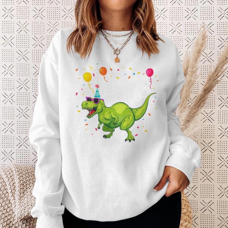 Children's Geburtstags 6 Jahre Junge Dinosaurier Dino Ich Bin 6 Sweatshirt Geschenke für Sie