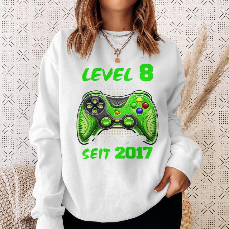 Children's Level 8 Birthday Boy Gamer 2017 8Th Birthday Sweatshirt Geschenke für Sie