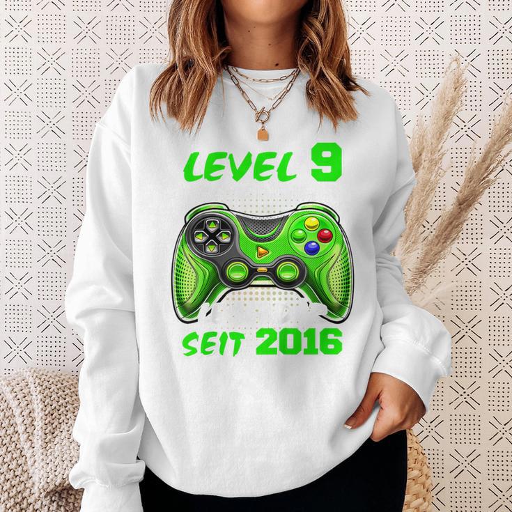 Children's Level 9 Birthday Boy Gamer 2016 9Th Birthday Sweatshirt Geschenke für Sie