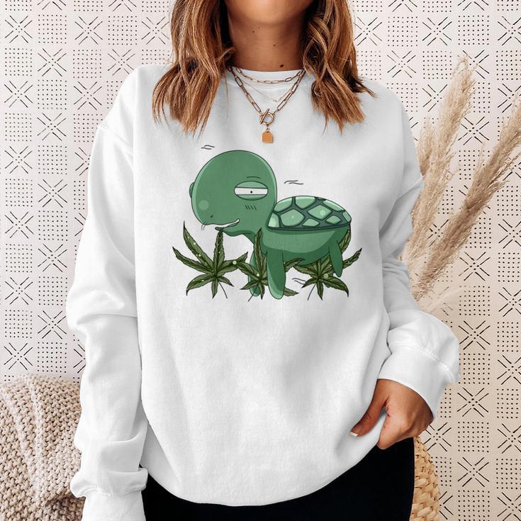 Chill Ma Bong Kiffer Cannabis Chill Toad Joint Sweatshirt Geschenke für Sie