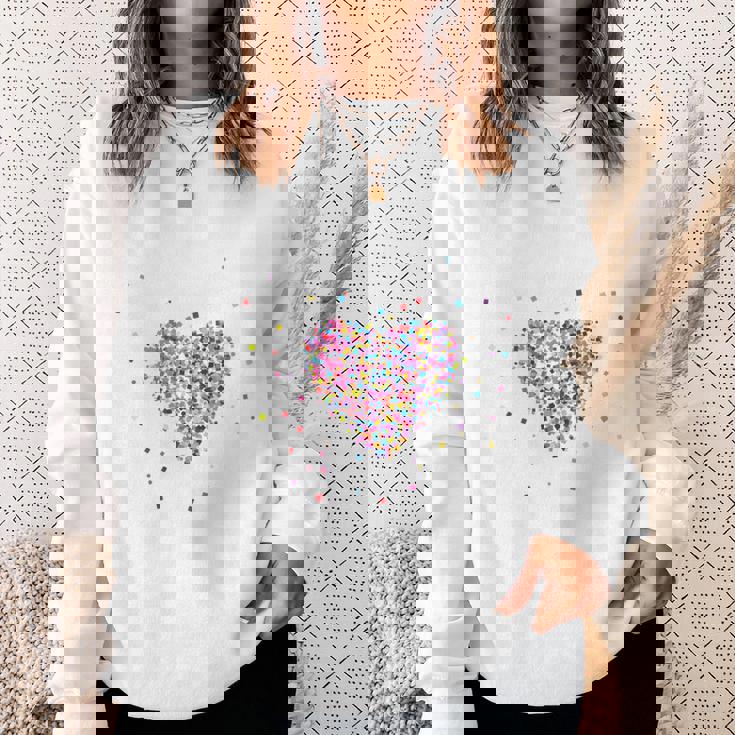 Confetti In Heart Carnival Confetti Costume Outfit Sweatshirt Geschenke für Sie