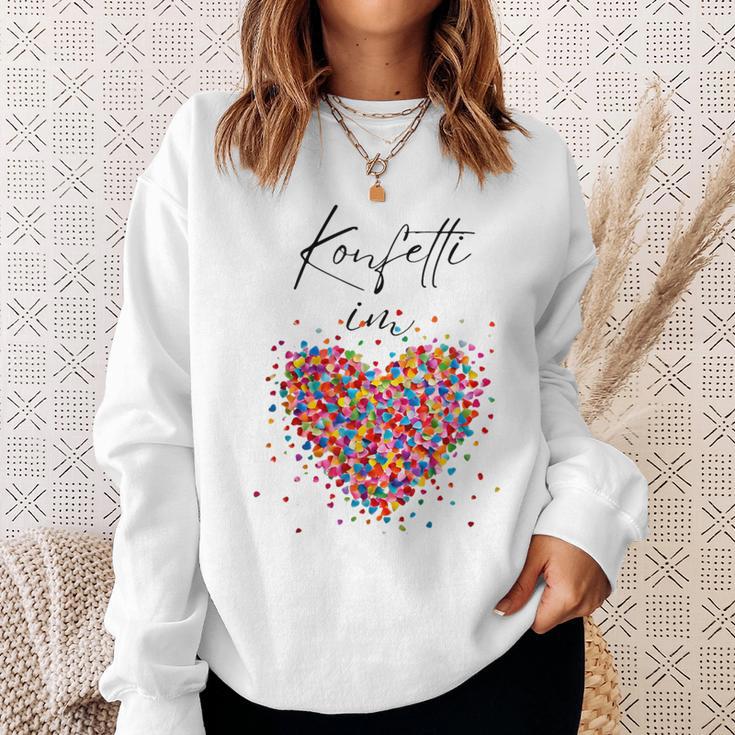 Confetti In The Heart Fancy Dress Carnival Costume Replacement Sweatshirt Geschenke für Sie