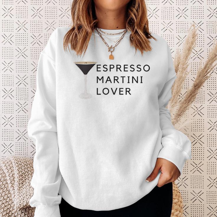 Espresso Martini Lover Statement Sweatshirt Geschenke für Sie