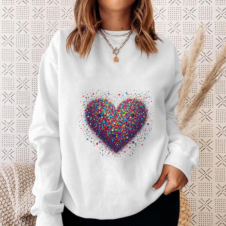 Fancy Dress Costume Confetti In The Heart Carnival Sweatshirt Geschenke für Sie