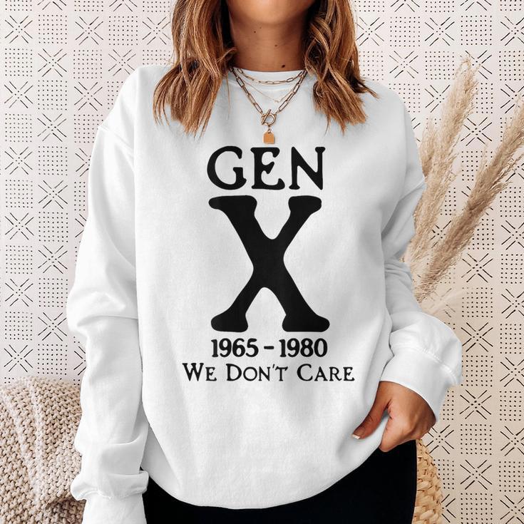 Gen X 1965 1980 Ist Es Uns Egal Sweatshirt Geschenke für Sie