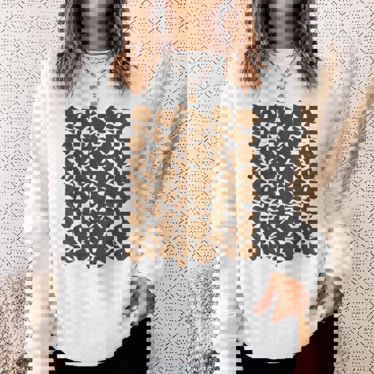 Giraffe Print Lazy Halloween Costume Idea Sweatshirt Gifts for Her