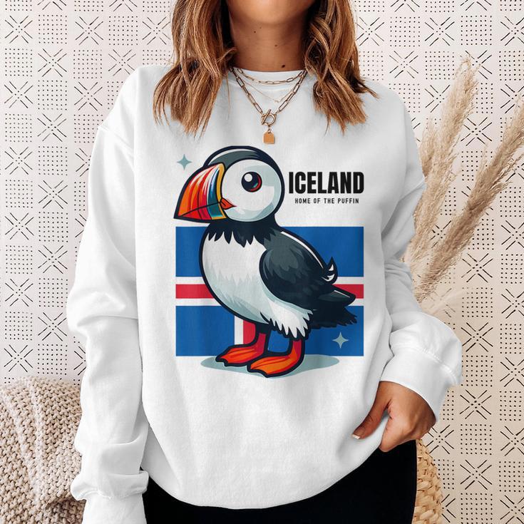 Iceland Iceland Flag Puffin Sweatshirt Geschenke für Sie