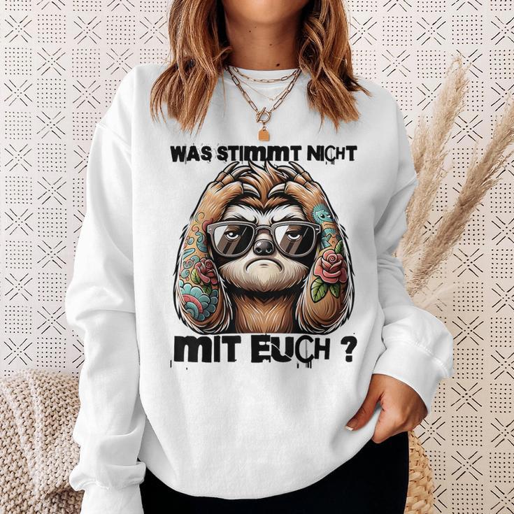 Ich Hasse Menschen Was Stimmt Denn Mit Dir Nicht Sweatshirt Geschenke für Sie