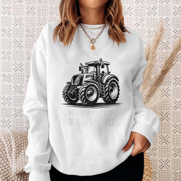 Ich Schnarche Nicht Spruch Farmer Farmer Tractor Blue Sweatshirt Geschenke für Sie