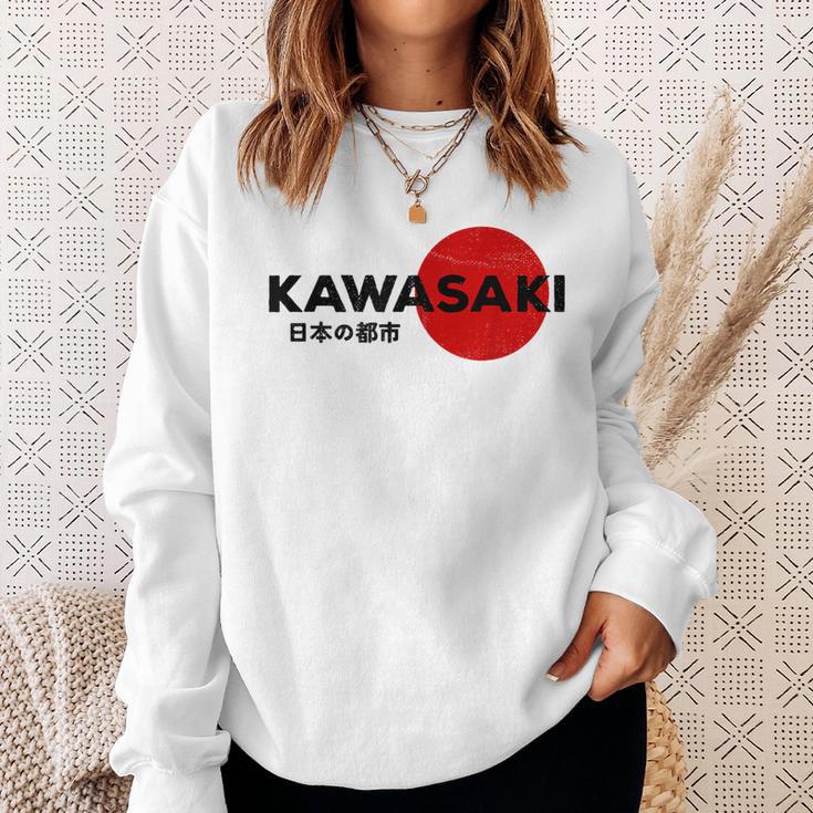 Kawasaki City 80S Retro 90S Japanese Aesthetic Kawasaki Sweatshirt Geschenke für Sie