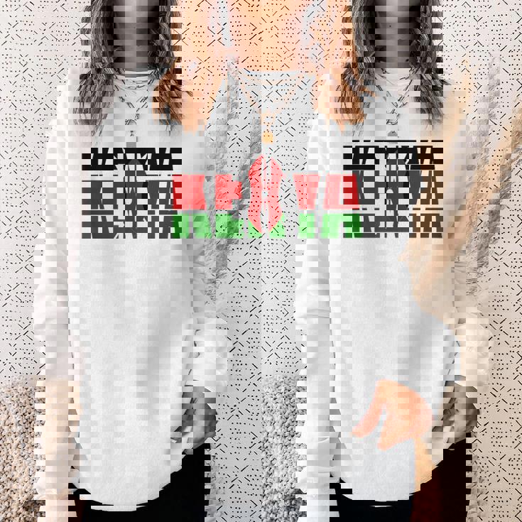 Kenya Flag Kenya Safari Kenyan Apparel Sweatshirt Gifts for Her