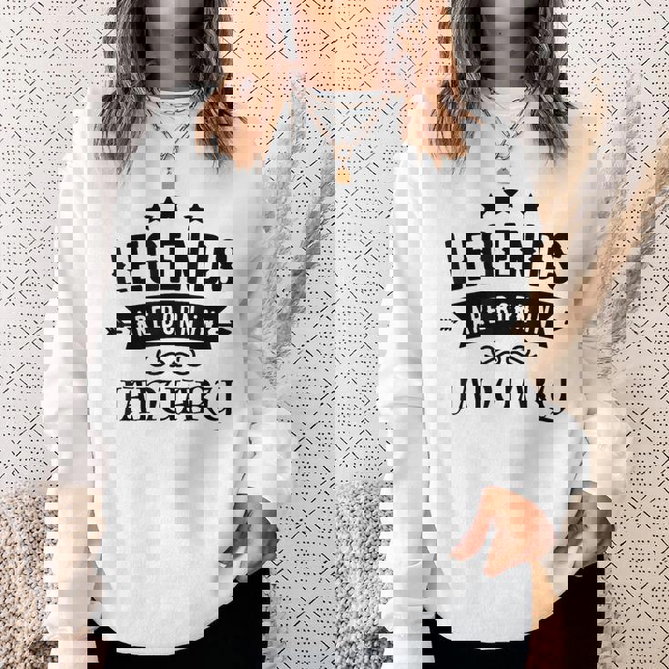Legends Are Born In January January Birthday Party Sweatshirt Gifts for Her