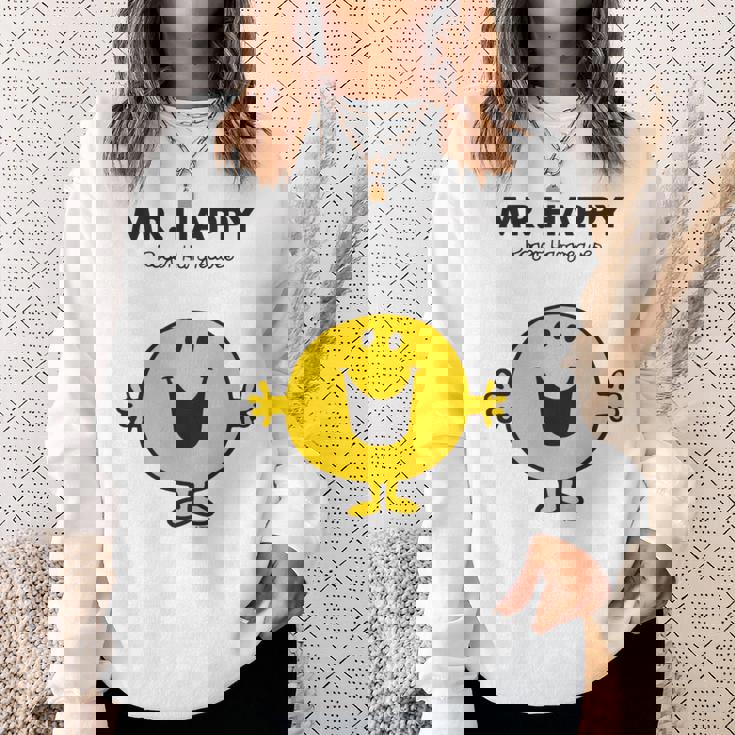 Mr Mr Happy Sweatshirt Geschenke für Sie